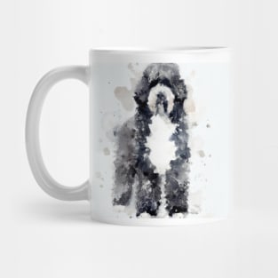 Portuguese Water Dog Watercolor Painting - Dog Lover Gifts Mug